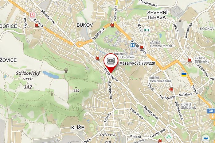 Pobočka Ústí nad Labem - zobrazit na mapě