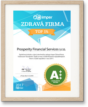 Certifikát ZDRAVÁ FIRMA 2017